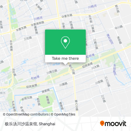 极乐汤川沙温泉馆 map