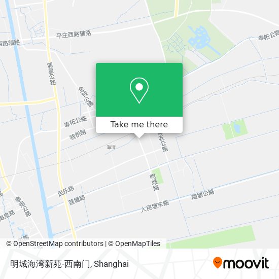 明城海湾新苑-西南门 map