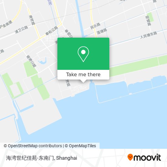 海湾世纪佳苑-东南门 map