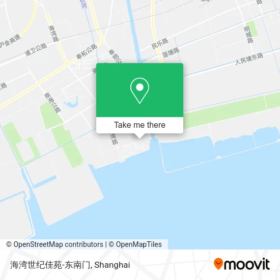 海湾世纪佳苑-东南门 map