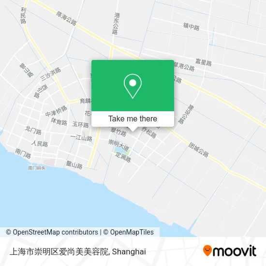 上海市崇明区爱尚美美容院 map