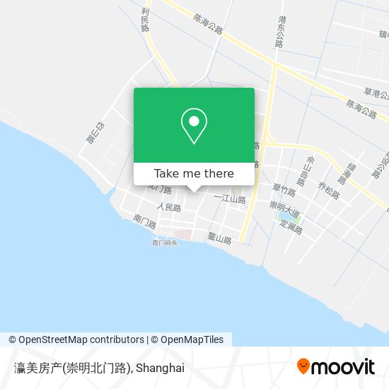瀛美房产(崇明北门路) map