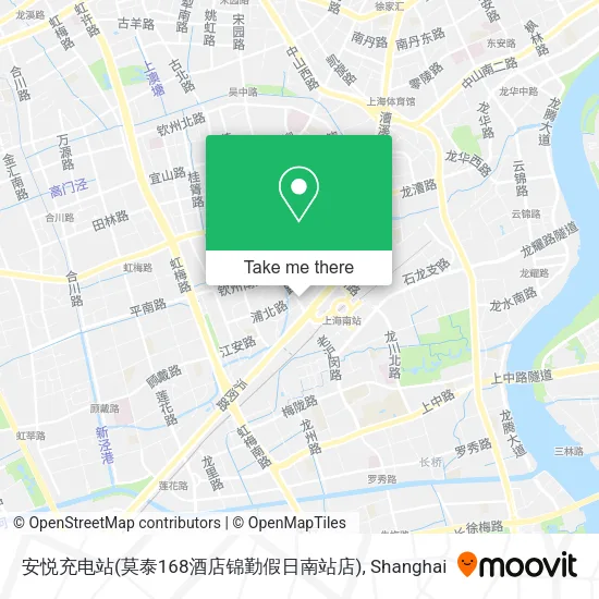 安悦充电站(莫泰168酒店锦勤假日南站店) map