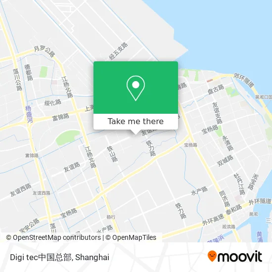 Digi tec中国总部 map