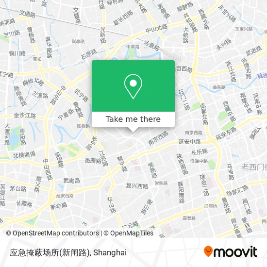 应急掩蔽场所(新闸路) map
