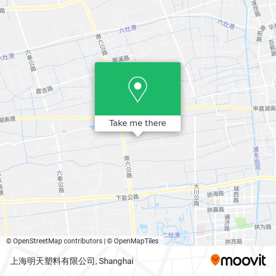 上海明天塑料有限公司 map