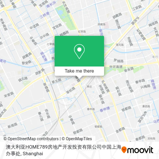 澳大利亚HOME789房地产开发投资有限公司中国上海办事处 map