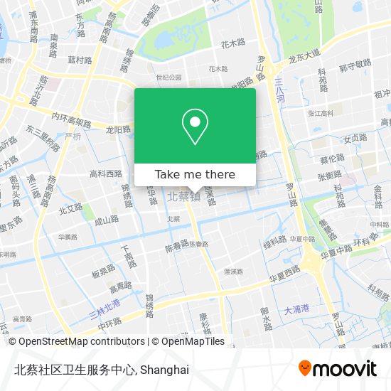 北蔡社区卫生服务中心 map