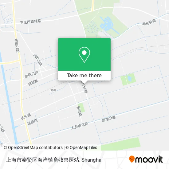 上海市奉贤区海湾镇畜牧兽医站 map