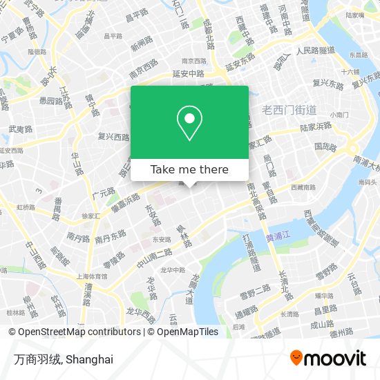 万商羽绒 map