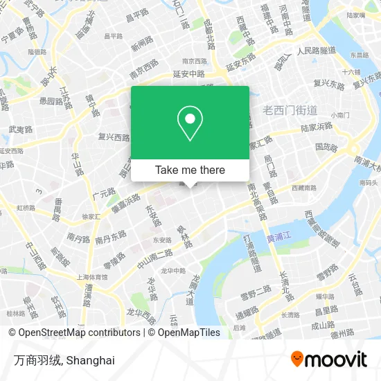 万商羽绒 map