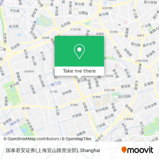国泰君安证券(上海宜山路营业部) map
