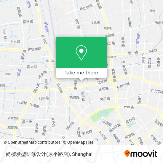 尚樱发型研修设计(原平路店) map