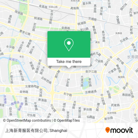 上海新青服装有限公司 map