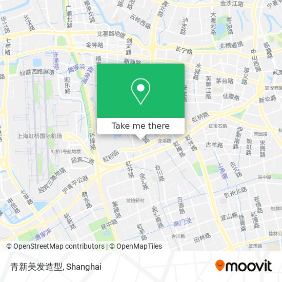青新美发造型 map