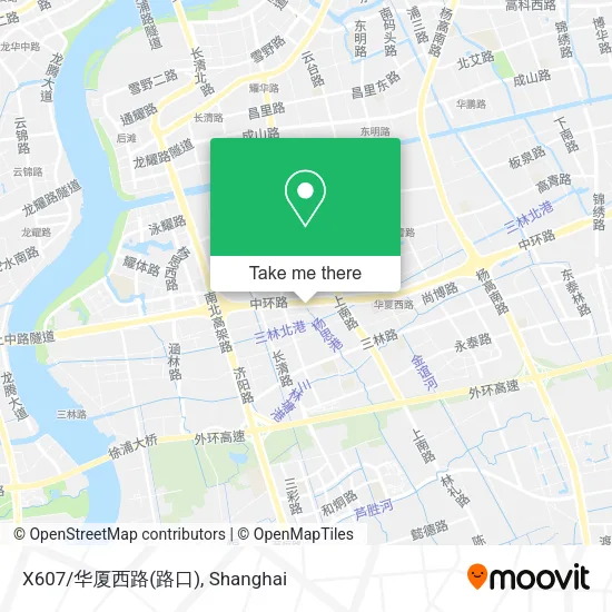 X607/华厦西路(路口) map