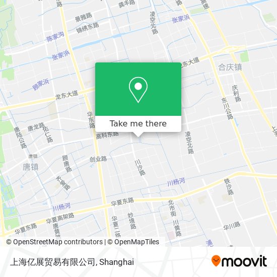 上海亿展贸易有限公司 map