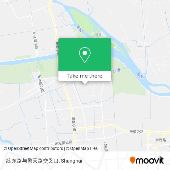 练东路与盈天路交叉口 map
