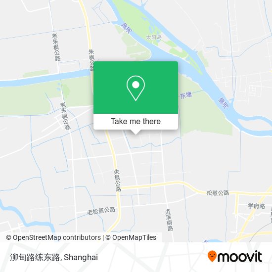 泖甸路练东路 map