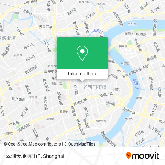 翠湖天地-东1门 map