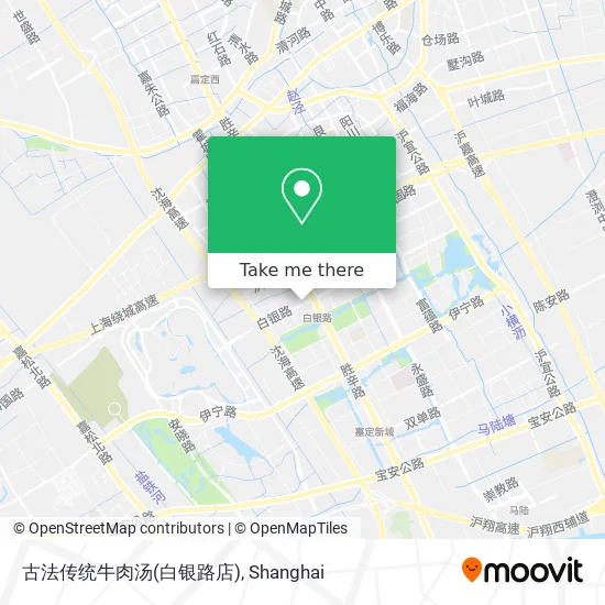 古法传统牛肉汤(白银路店) map