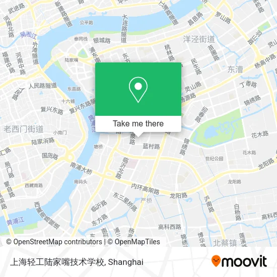 上海轻工陆家嘴技术学校 map