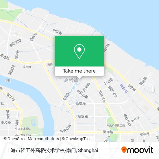 上海市轻工外高桥技术学校-南门 map