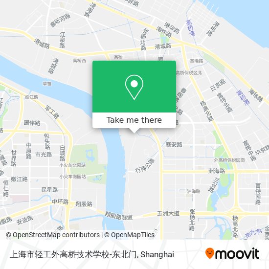 上海市轻工外高桥技术学校-东北门 map