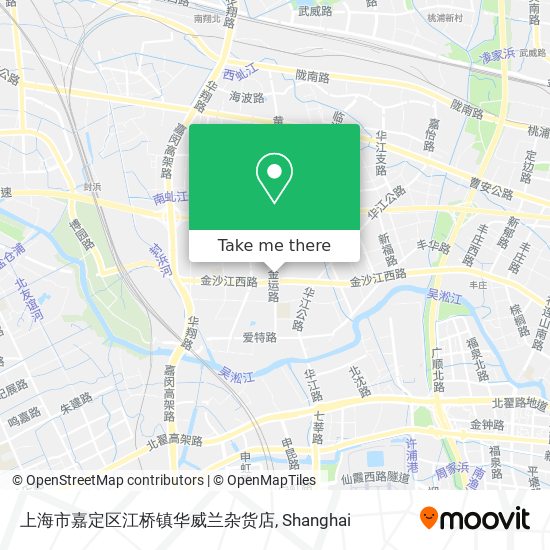 上海市嘉定区江桥镇华威兰杂货店 map