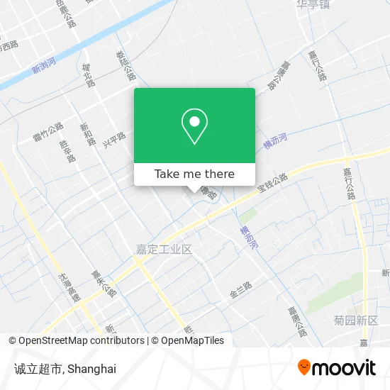诚立超市 map