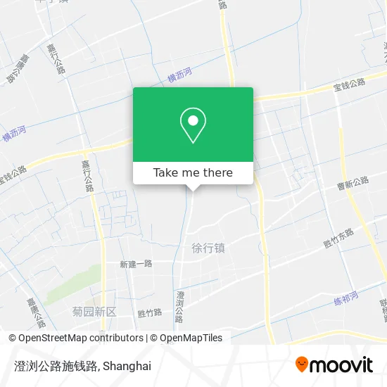 澄浏公路施钱路 map
