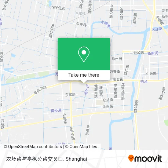 农场路与亭枫公路交叉口 map