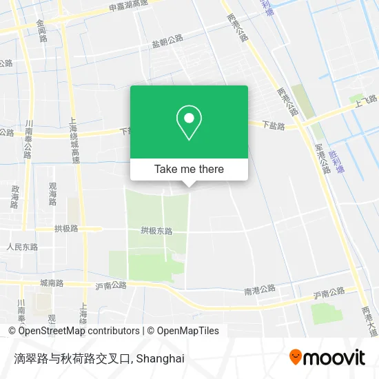 滴翠路与秋荷路交叉口 map