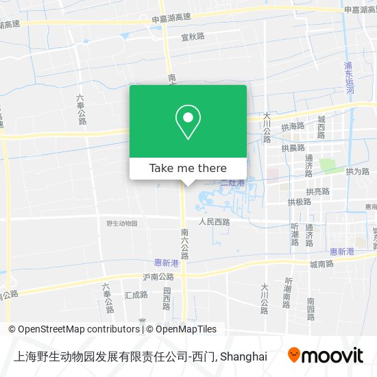 上海野生动物园发展有限责任公司-西门 map