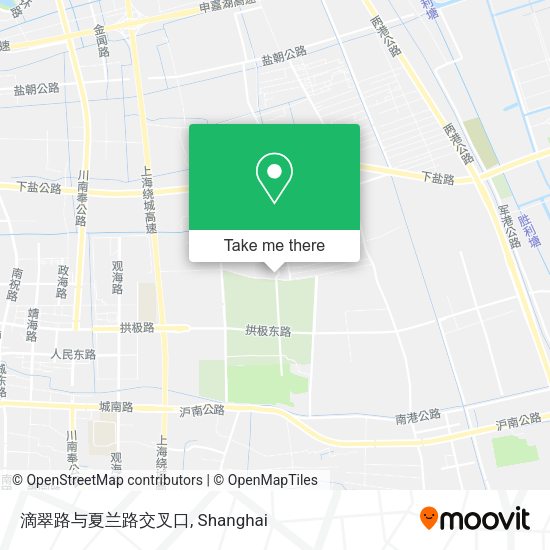 滴翠路与夏兰路交叉口 map