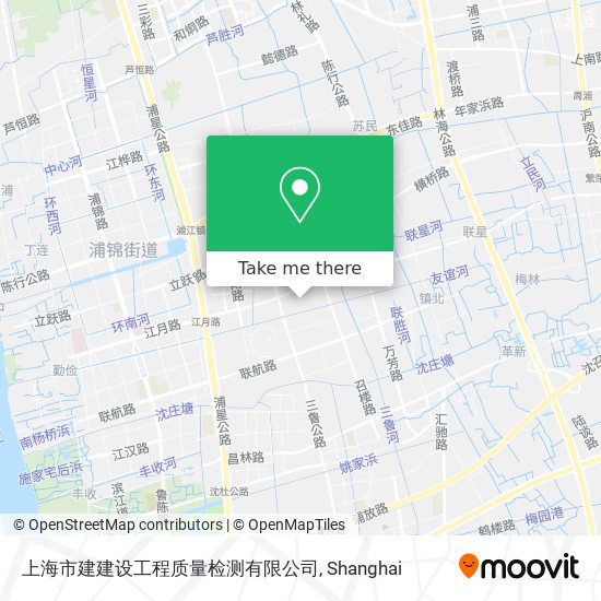 上海市建建设工程质量检测有限公司 map