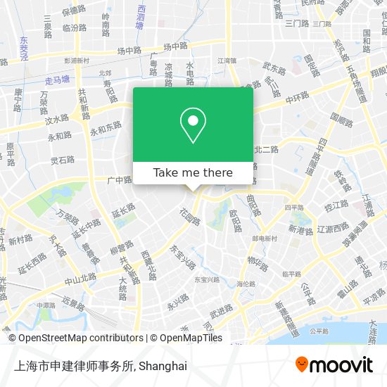 上海市申建律师事务所 map