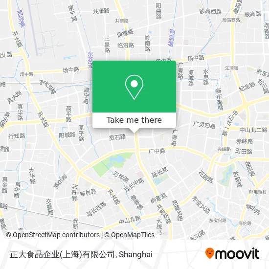 正大食品企业(上海)有限公司 map