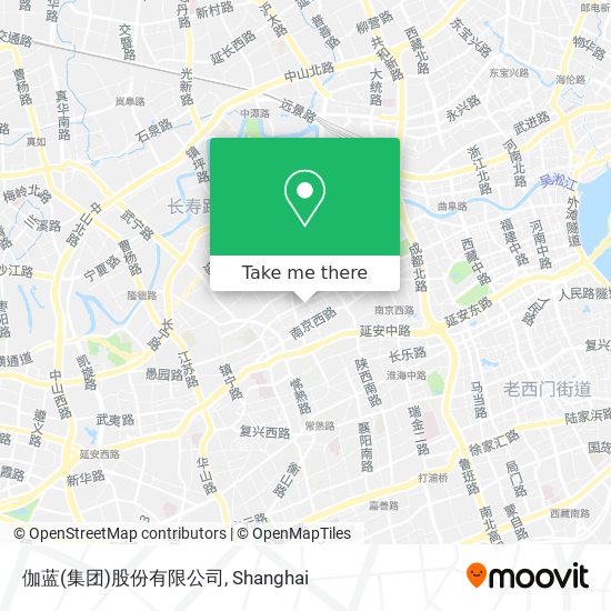 伽蓝(集团)股份有限公司 map