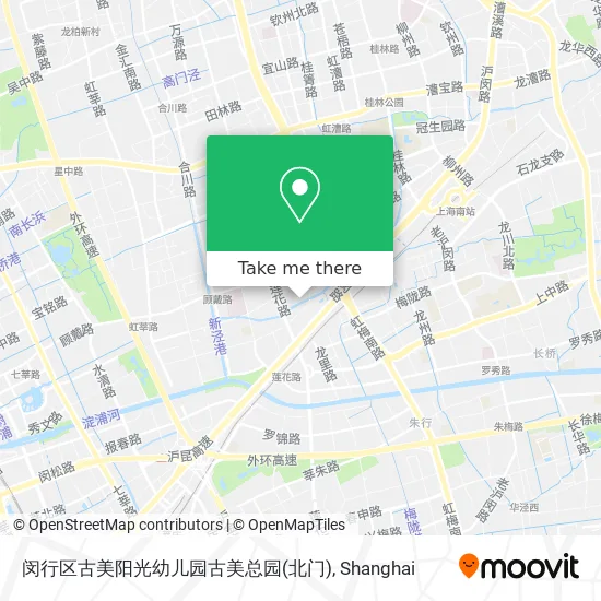 闵行区古美阳光幼儿园古美总园(北门) map