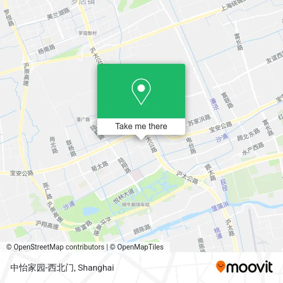 中怡家园-西北门 map
