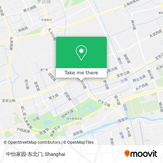 中怡家园-东北门 map