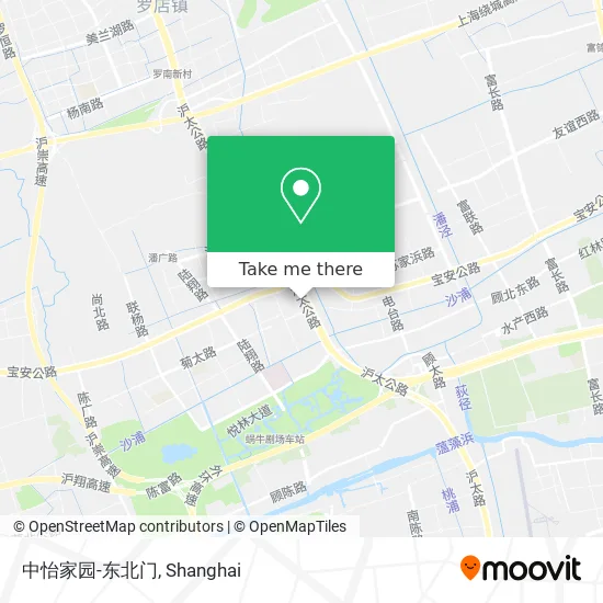 中怡家园-东北门 map