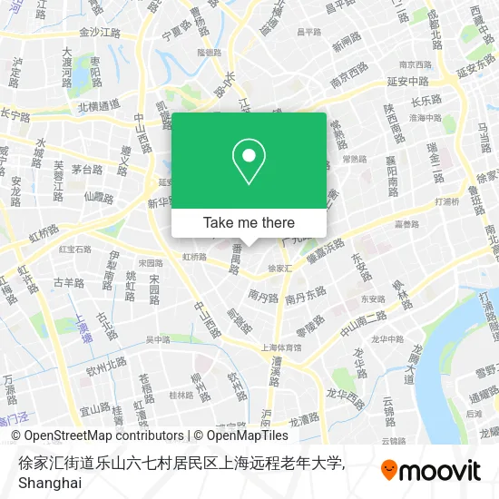徐家汇街道乐山六七村居民区上海远程老年大学 map