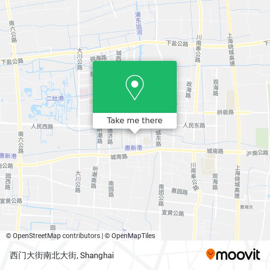 西门大街南北大街 map