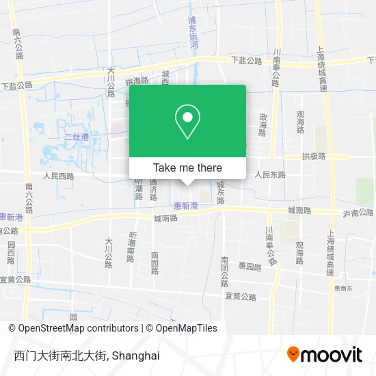 西门大街南北大街 map