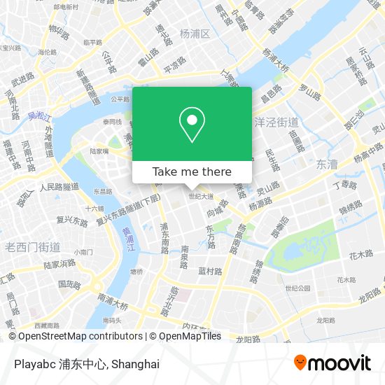 Playabc 浦东中心 map