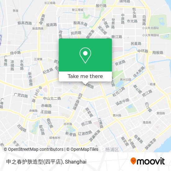 申之春护肤造型(四平店) map