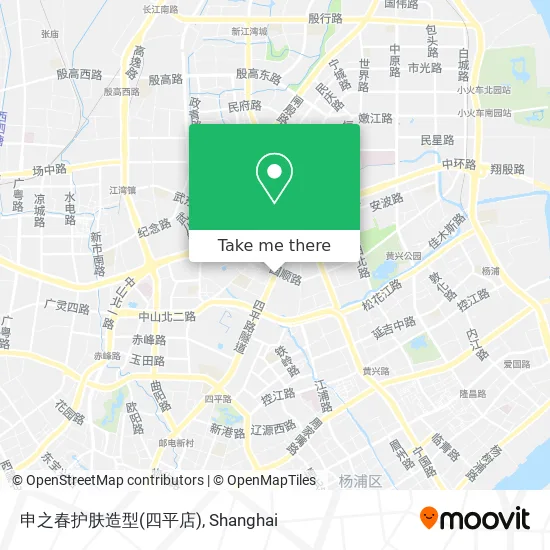 申之春护肤造型(四平店) map