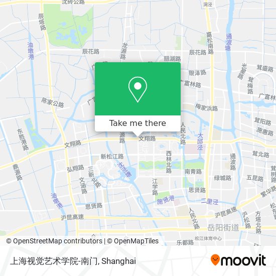 上海视觉艺术学院-南门 map